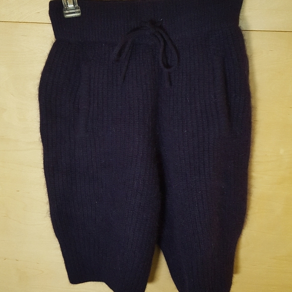 The Style PURPLE Angora Wool Blend Belted Shorts - Picture 14 of 16